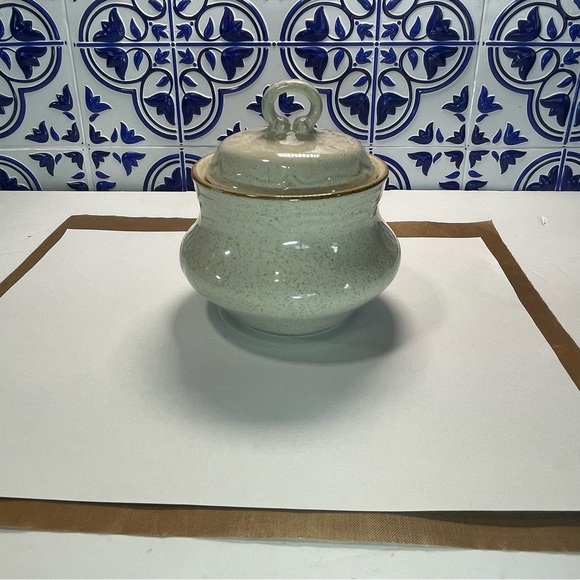 Vtg Hearthside Classics Stoneware Lidded Sugar Bowl Made in Japan - Picture 12 of 13